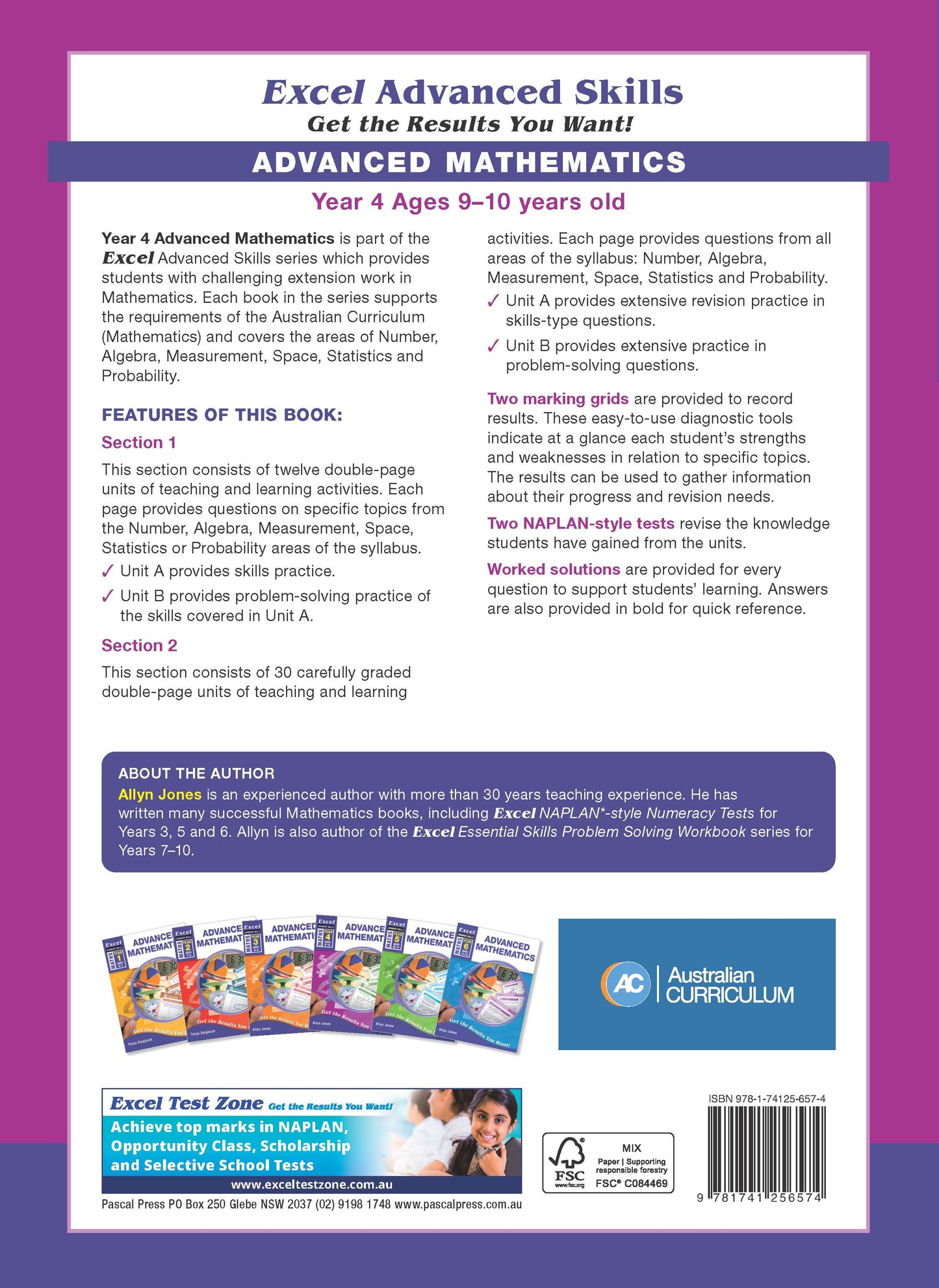 Excel Advanced Skills - Advanced Mathematics Year 4