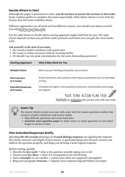 Excel 60 Days to Band 6: HSC Year 12 Biology (2027)