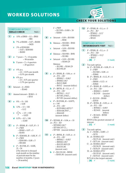 Excel SmartStudy - Mathematics Year 10