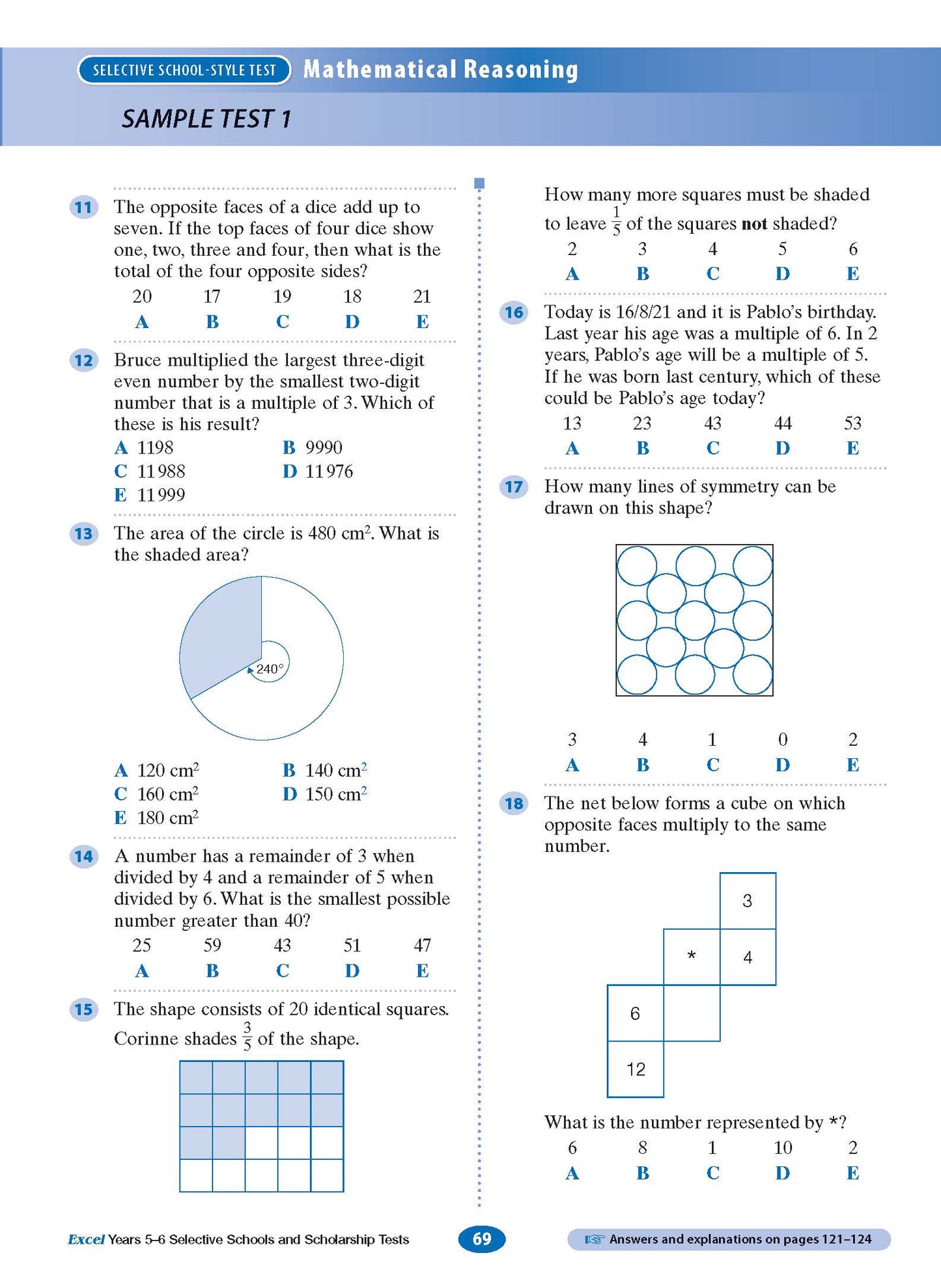 Excel Selective Schools and Scholarship Tests Years 5-6