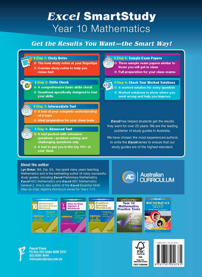 Excel SmartStudy - Mathematics Year 10
