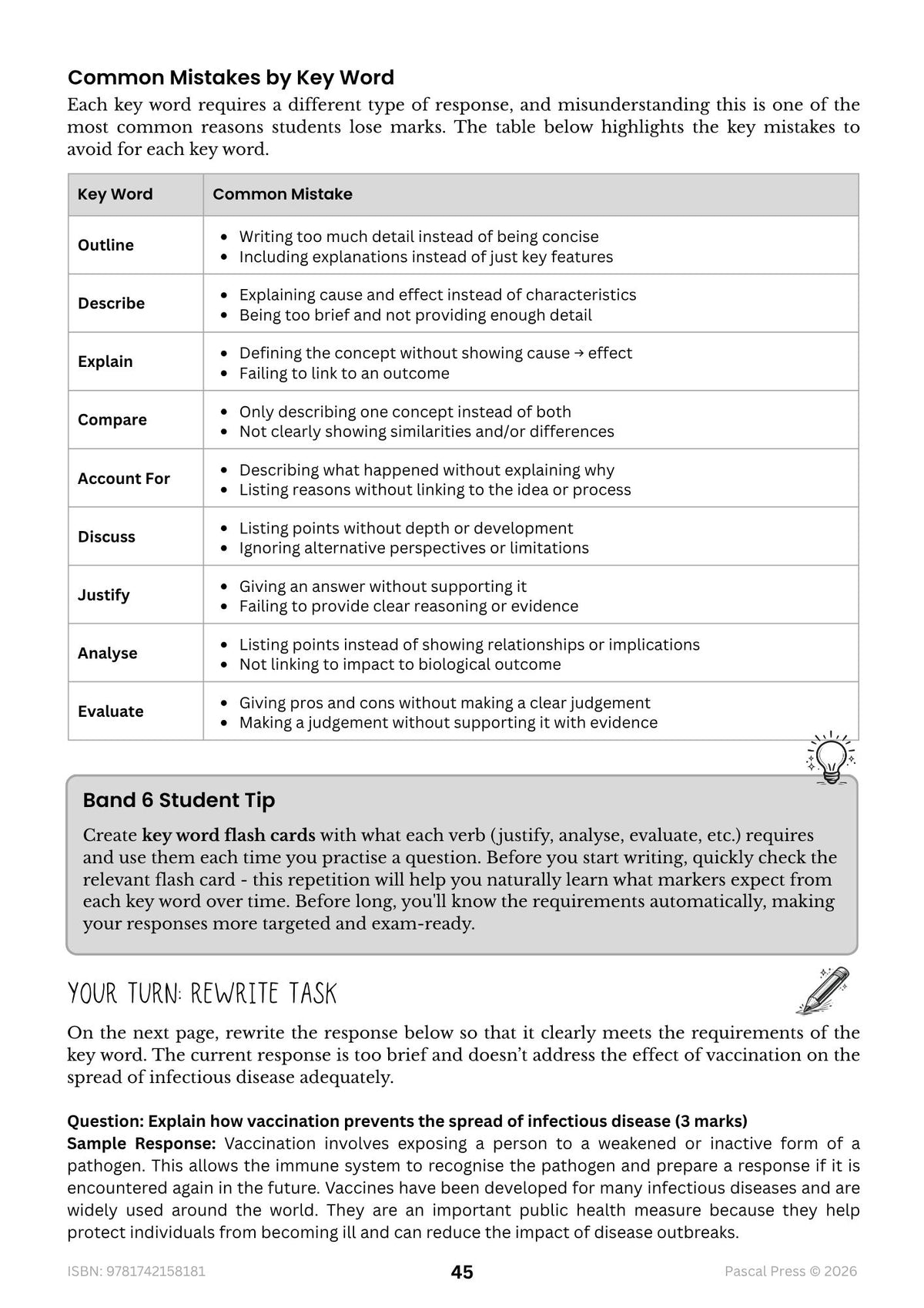 Excel 60 Days to Band 6: HSC Year 12 Biology (2027)