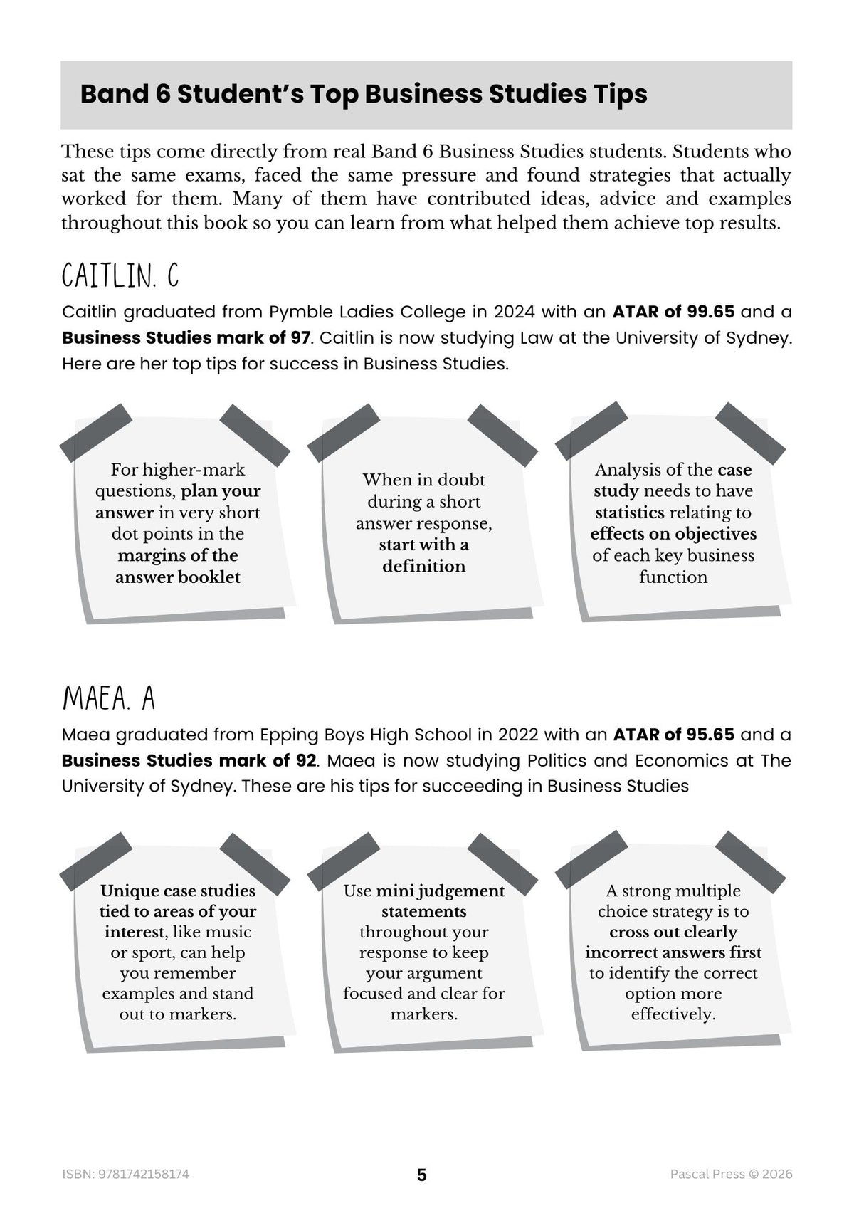 Excel 60 Days to Band 6: HSC Year 12 Business Studies (2027-2028)
