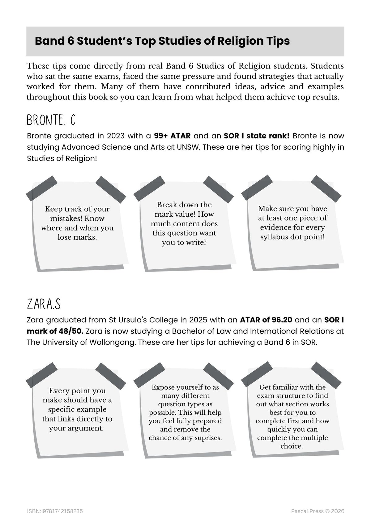 Excel 60 Days to Band 6: HSC Year 12 Studies of Religion II (2027-2029)