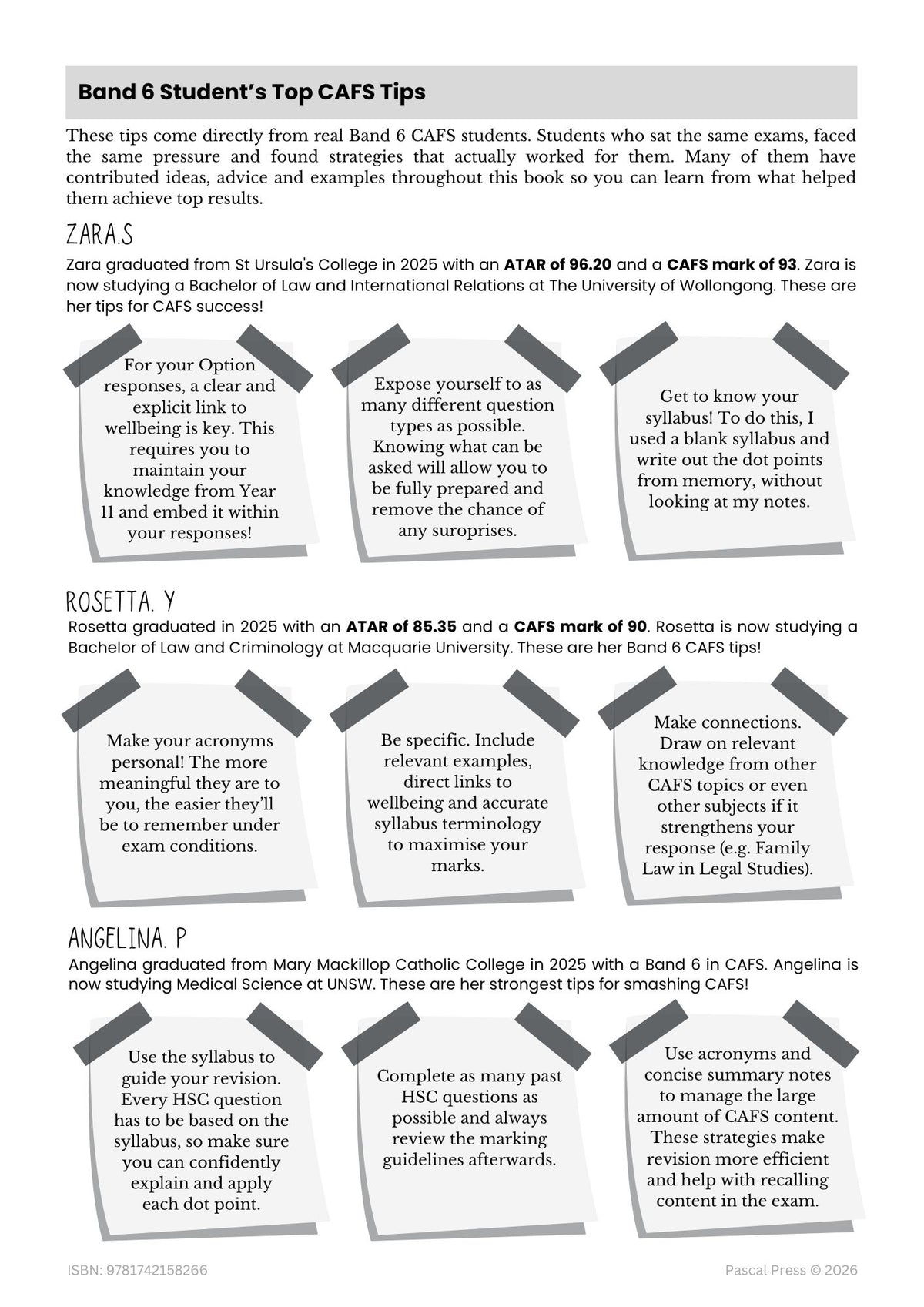 Excel 60 Days to Band 6: HSC Year 12 Community and Family Studies (CAFS) (2027-2029)