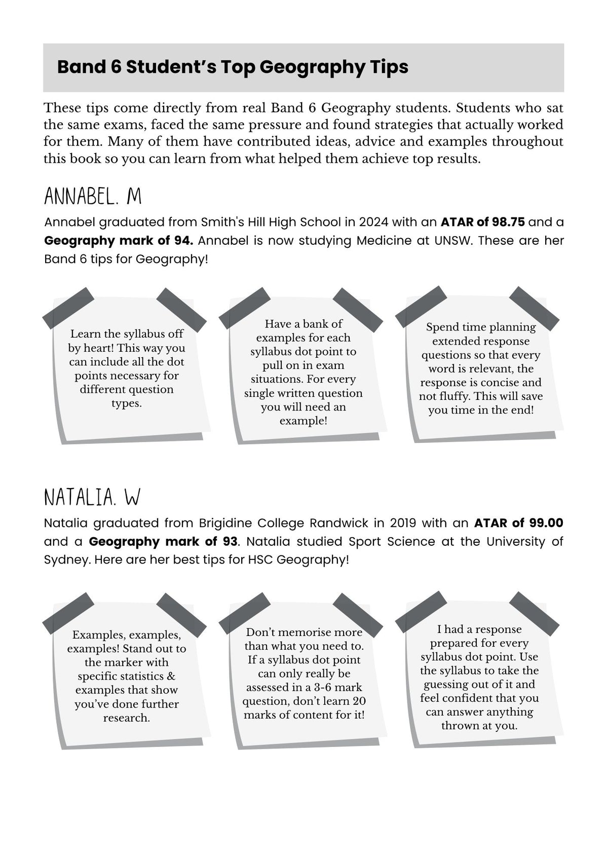 Excel 60 Days to Band 6: HSC Year 12 Geography (2027-2029)