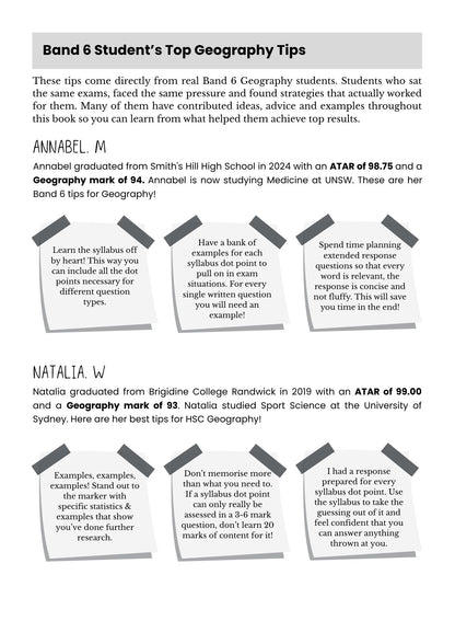 Excel 60 Days to Band 6: HSC Year 12 Geography (2027-2029)