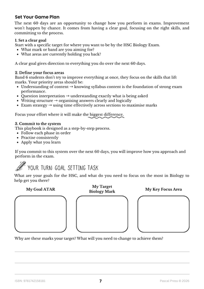 Excel 60 Days to Band 6: HSC Year 12 Biology