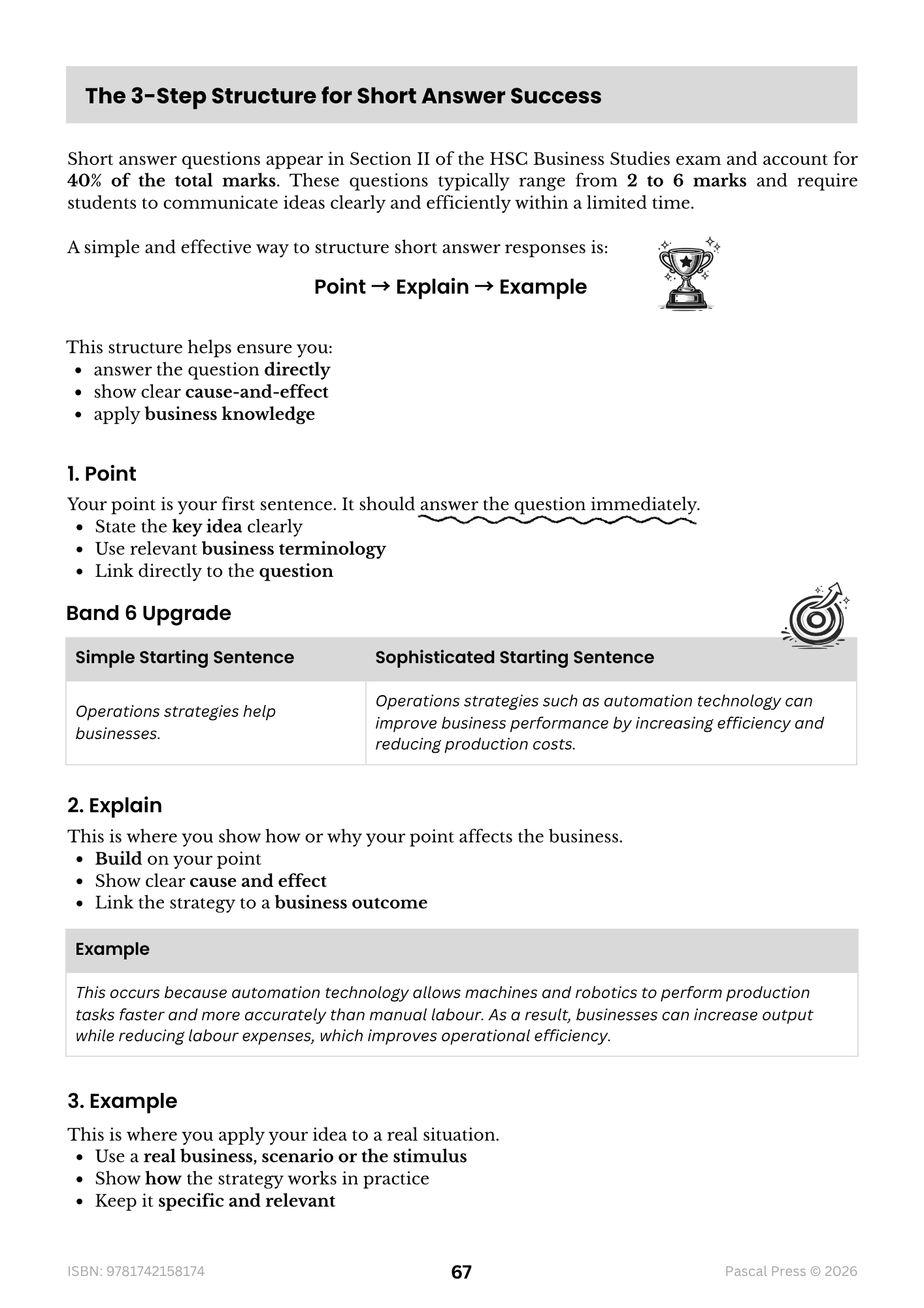 Excel 60 Days to Band 6: HSC Year 12 Business Studies