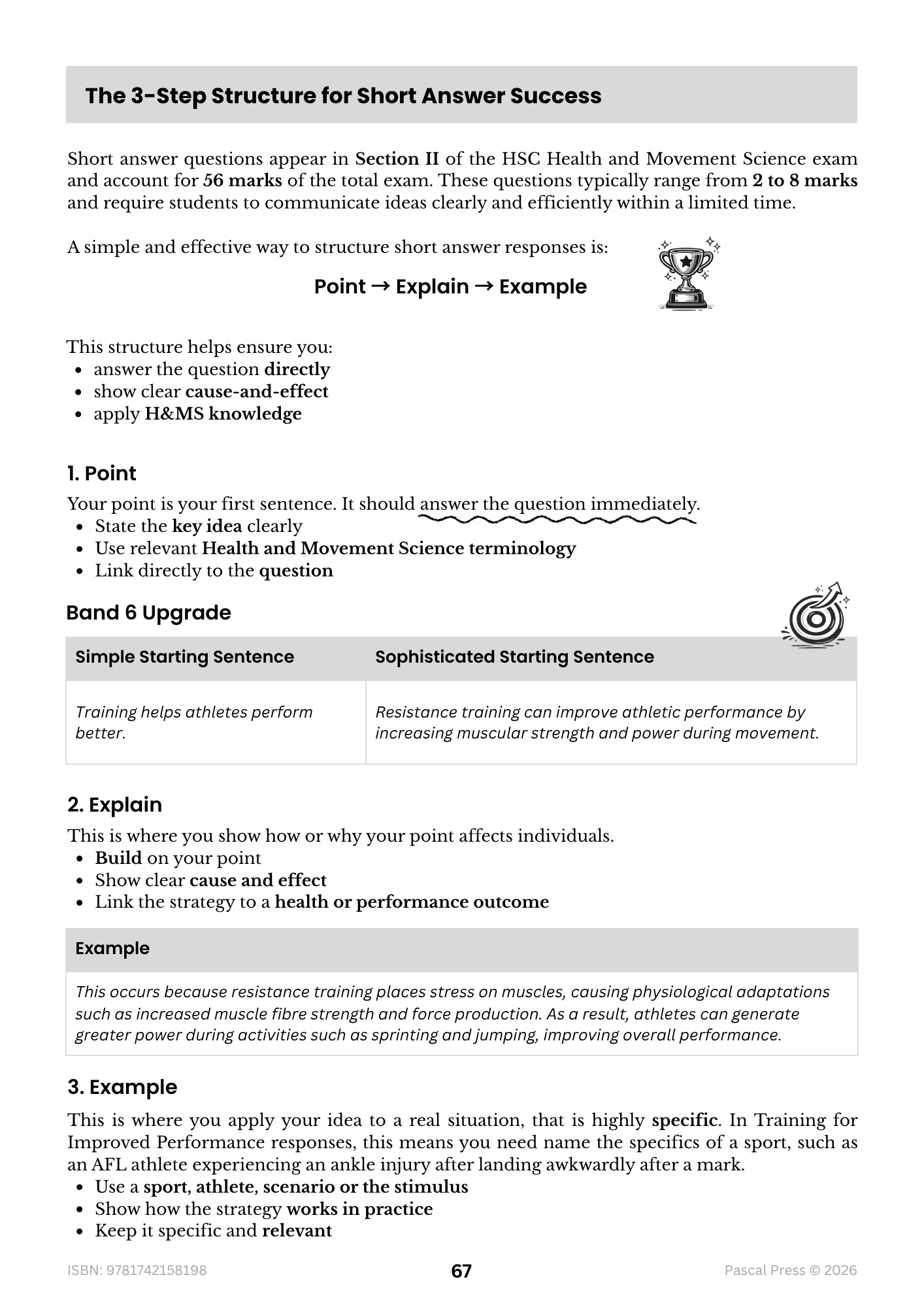 Excel 60 Days to Band 6: HSC Year 12 Health and Movement Science