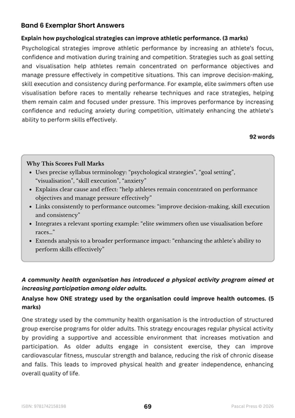Excel 60 Days to Band 6: HSC Year 12 Health and Movement Science