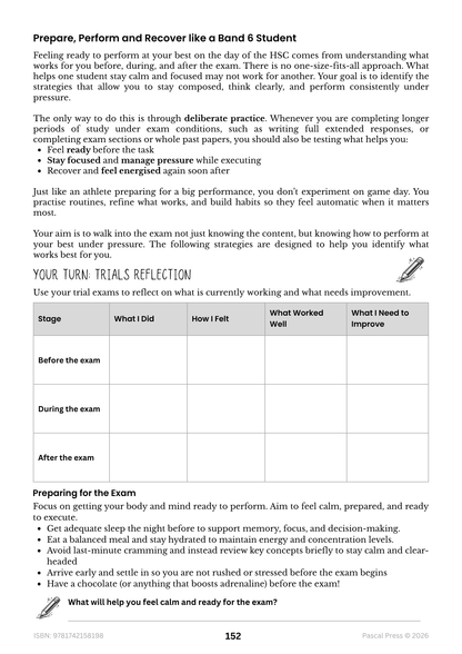 Excel 60 Days to Band 6: HSC Year 12 Health and Movement Science