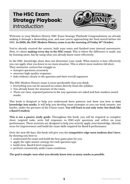 Excel 60 Days to Band 6: HSC Year 12 Modern History