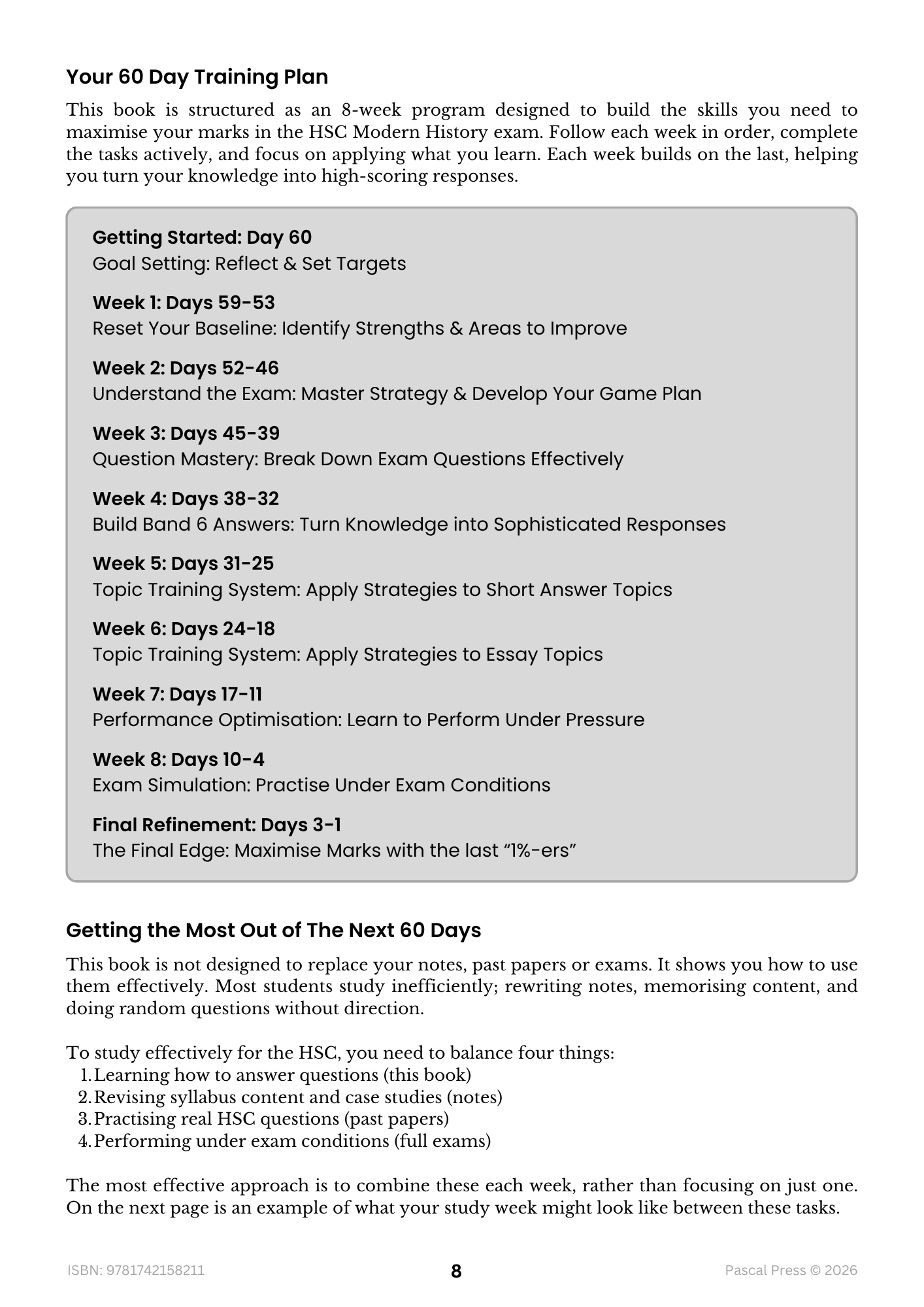 Excel 60 Days to Band 6: HSC Year 12 Modern History