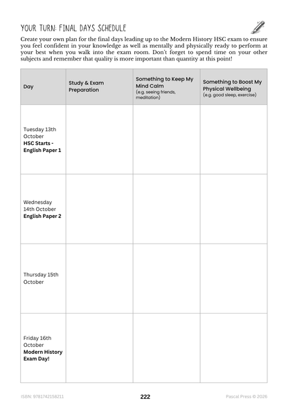 Excel 60 Days to Band 6: HSC Year 12 Modern History