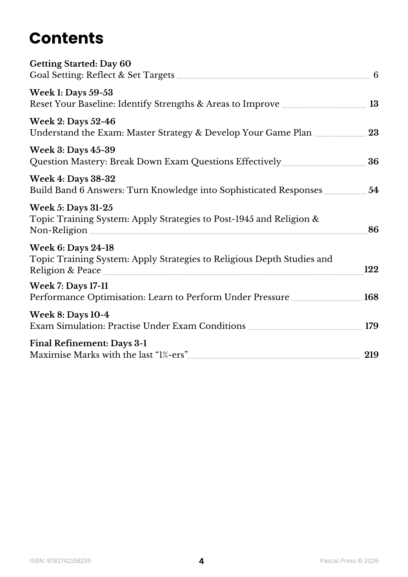 Excel 60 Days to Band 6: HSC Year 12 Studies of Religion II