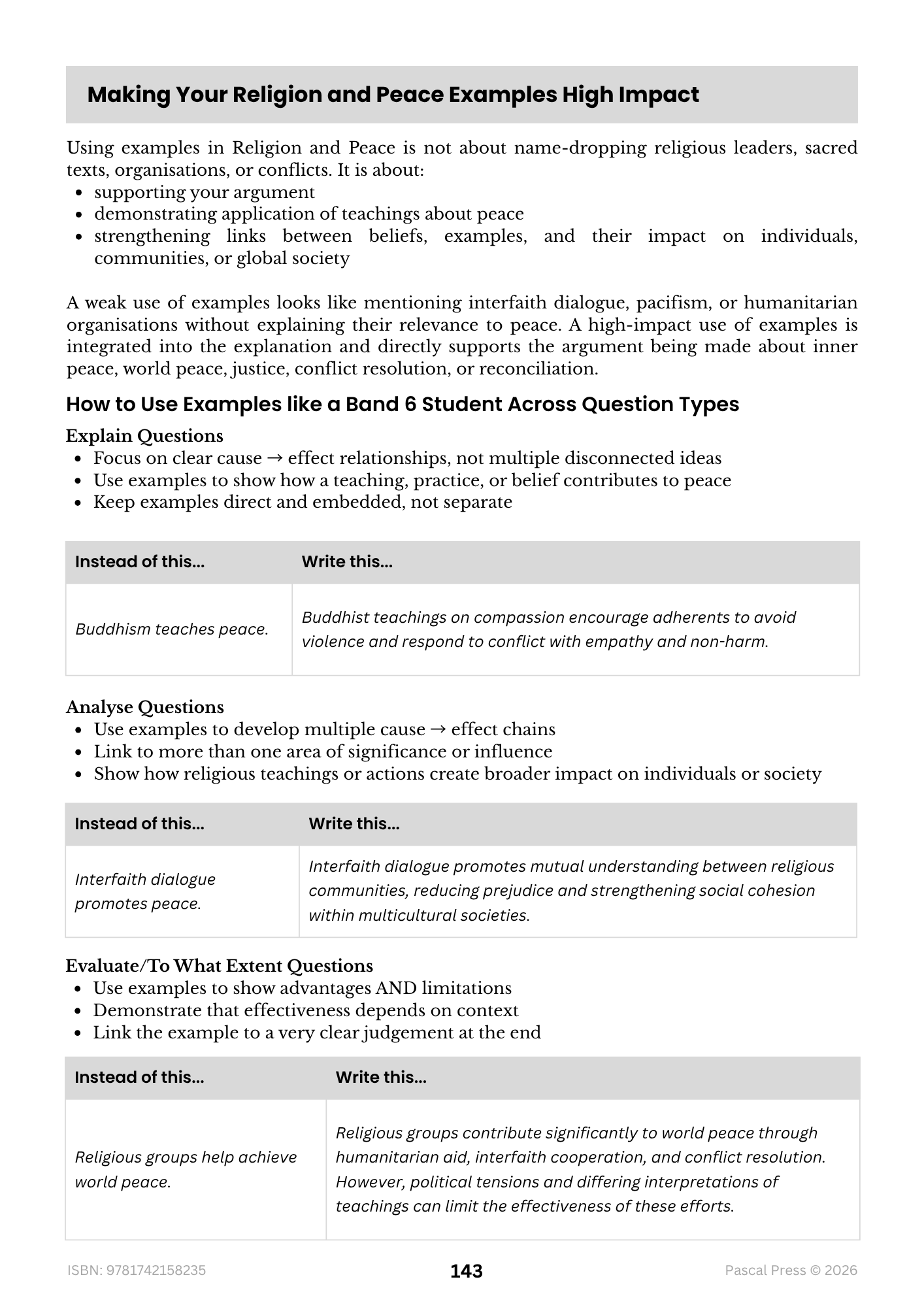 Excel 60 Days to Band 6: HSC Year 12 Studies of Religion II