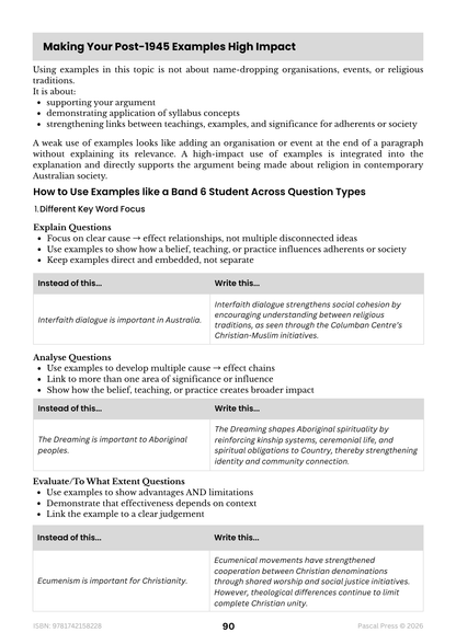 Excel 60 Days to Band 6: HSC Year 12 Studies of Religion I