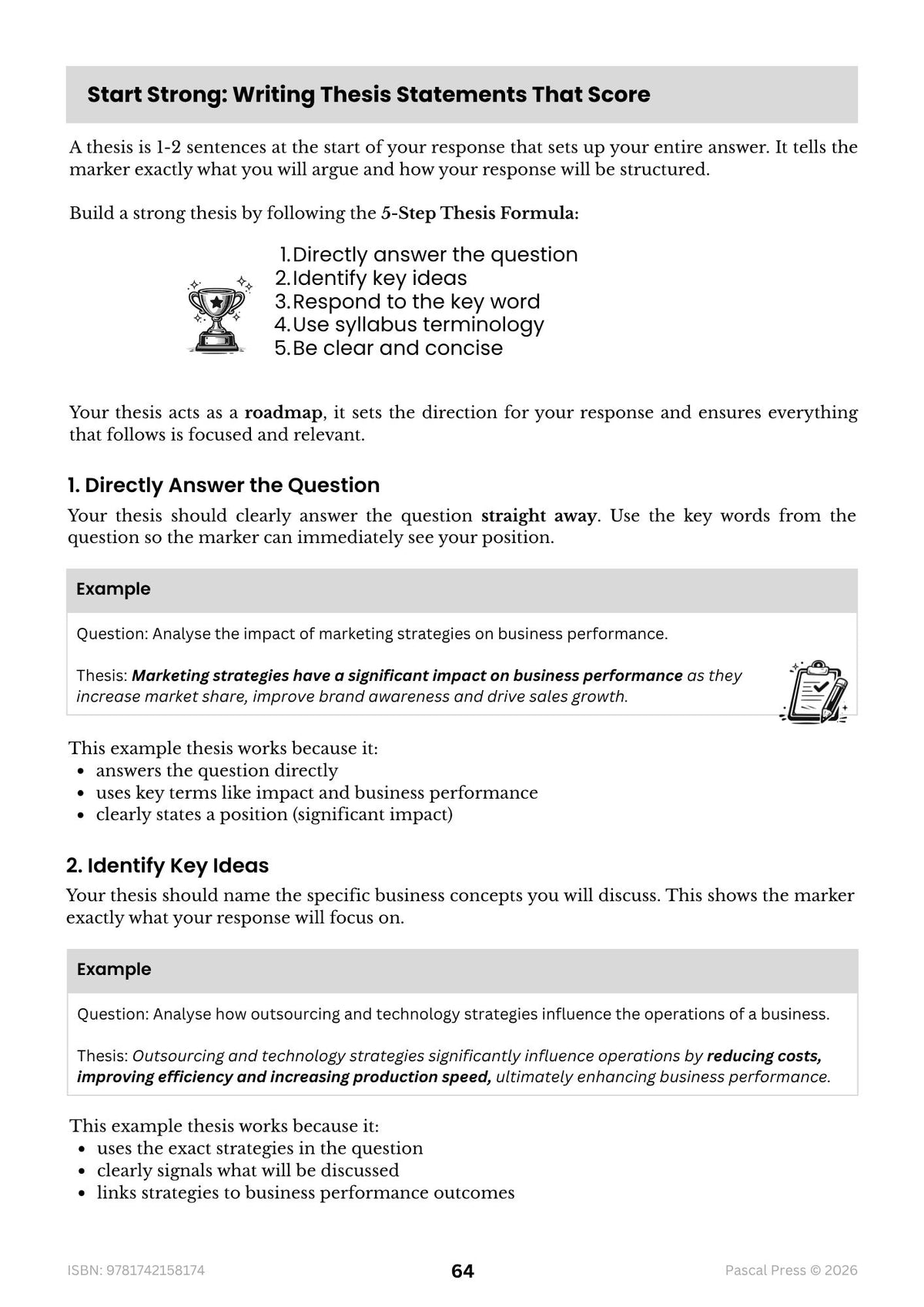 Excel 60 Days to Band 6: HSC Year 12 Business Studies (2027-2028)