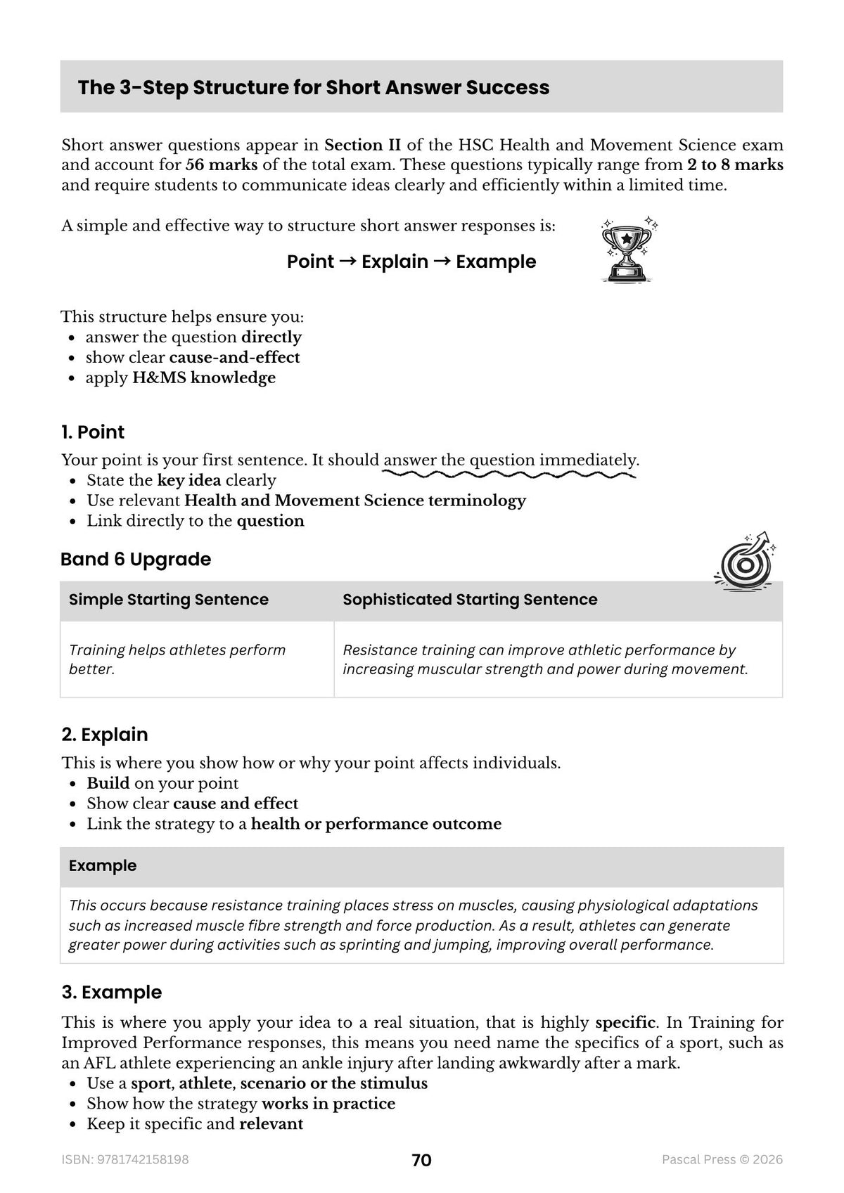 Excel 60 Days to Band 6: HSC Year 12 Health and Movement Science (2027-2029)