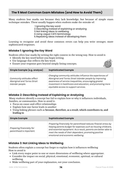 Excel 60 Days to Band 6: HSC Year 12 Community and Family Studies (CAFS) (2027-2029)