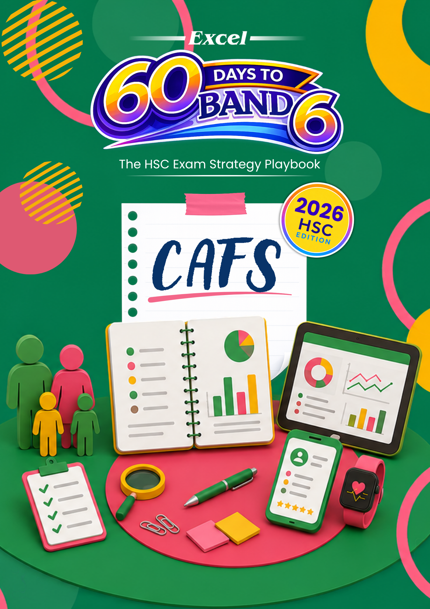 Excel 60 Days to Band 6: HSC Year 12 Community and Family Studies (CAFS)