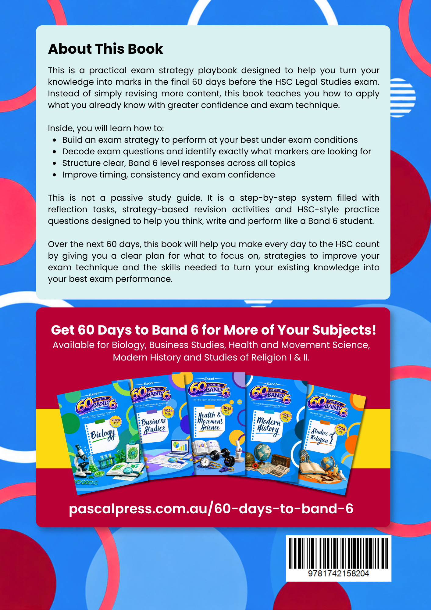 Excel 60 Days to Band 6: HSC Year 12 Legal Studies