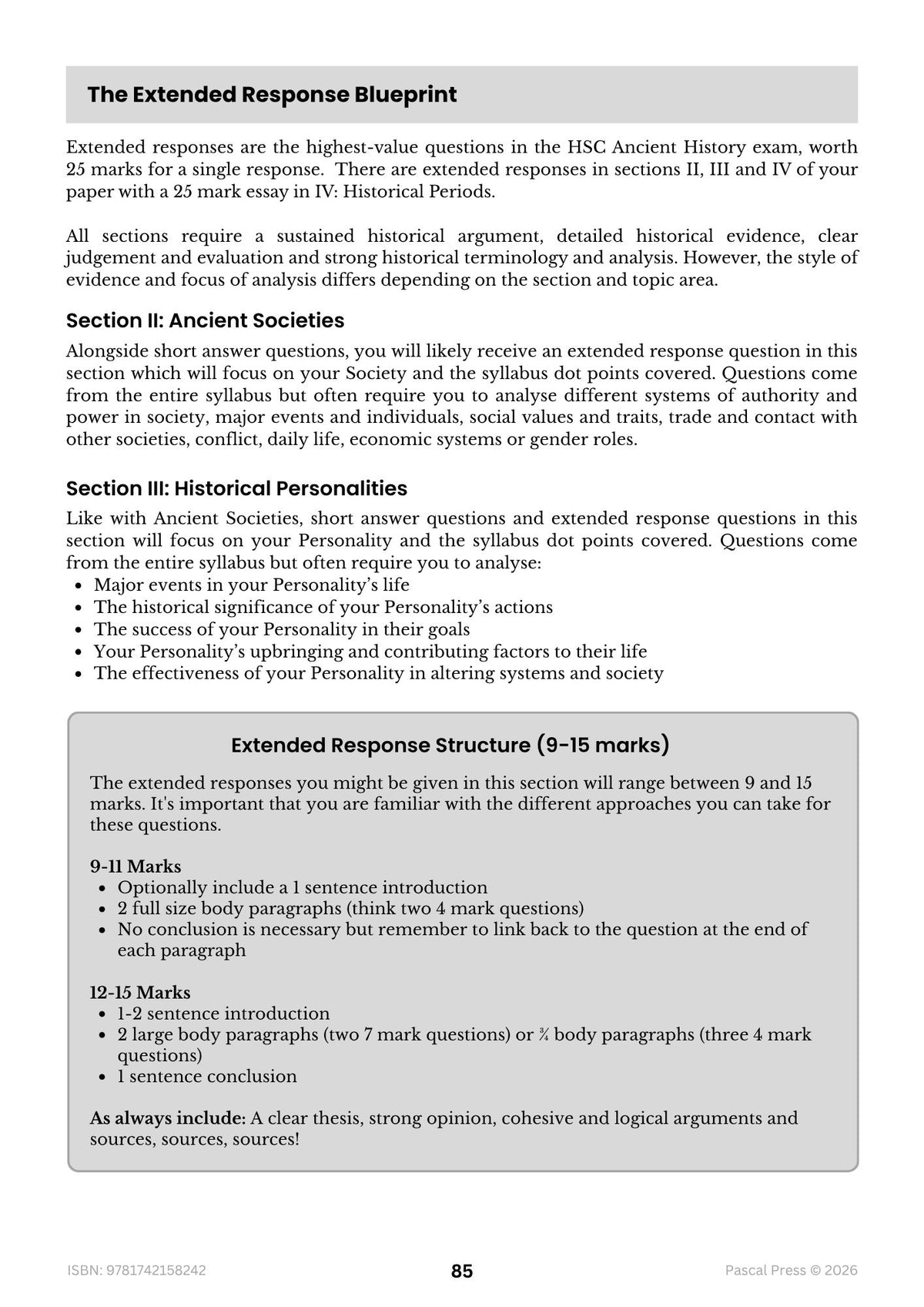 Excel 60 Days to Band 6: HSC Year 12 Ancient History (2027)