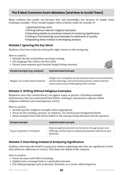 Excel 60 Days to Band 6: HSC Year 12 Studies of Religion II (2027-2029)