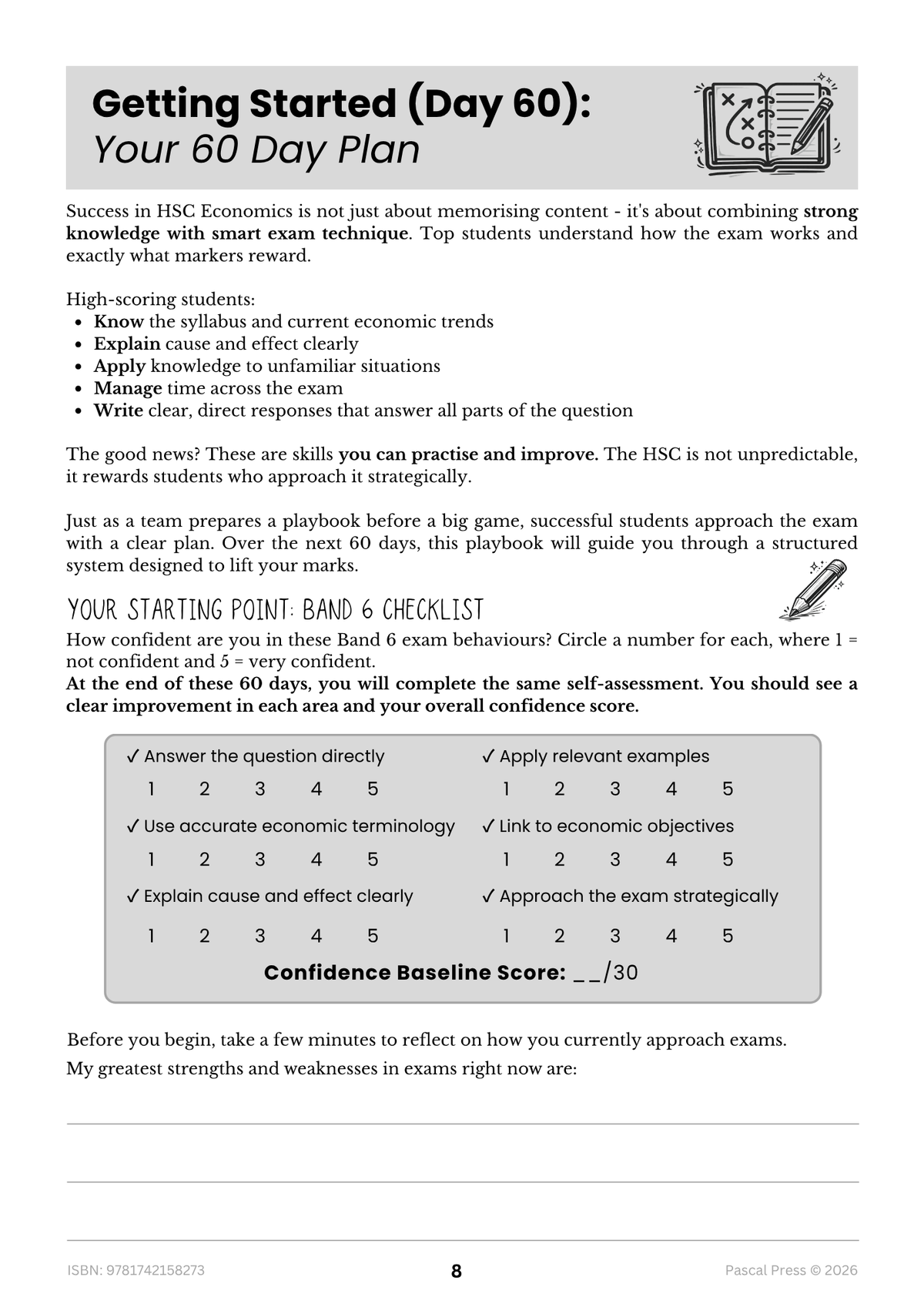 Excel 60 Days to Band 6: HSC Year 12 Economics (2027)