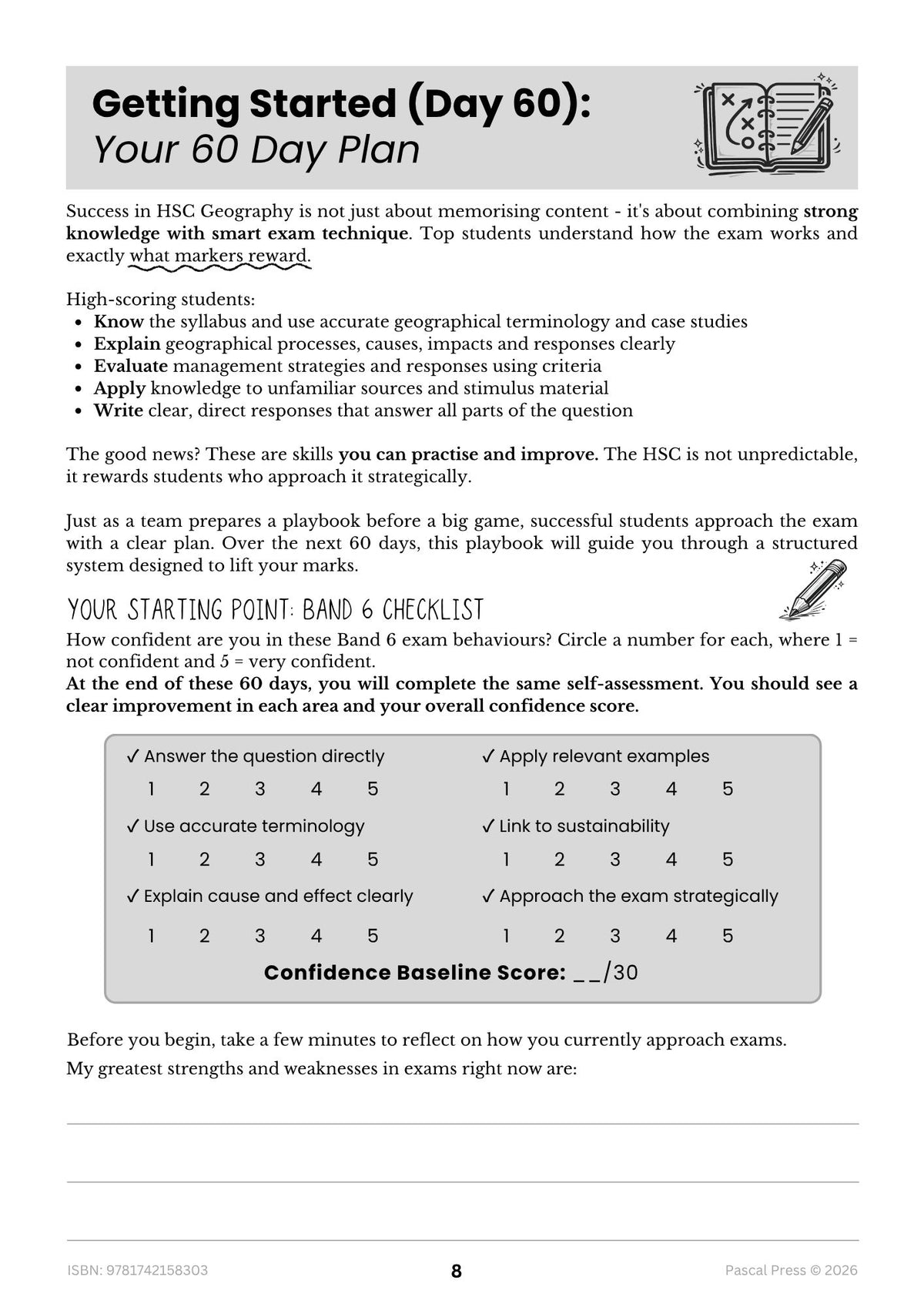 Excel 60 Days to Band 6: HSC Year 12 Geography (2027-2029)