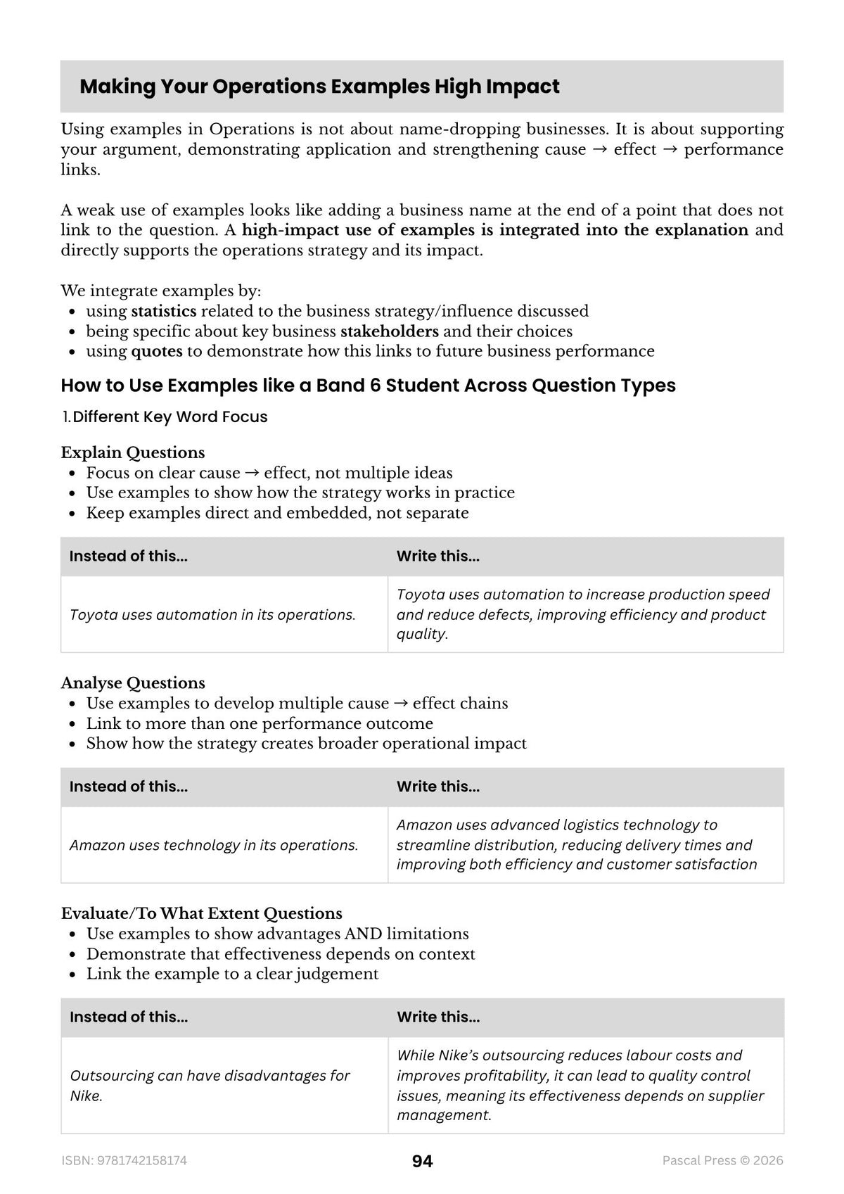 Excel 60 Days to Band 6: HSC Year 12 Business Studies (2027-2028)