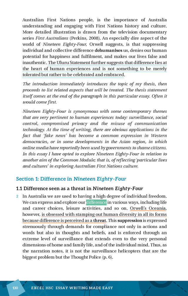 Excel HSC Year 12 Essay Writing Made Easy