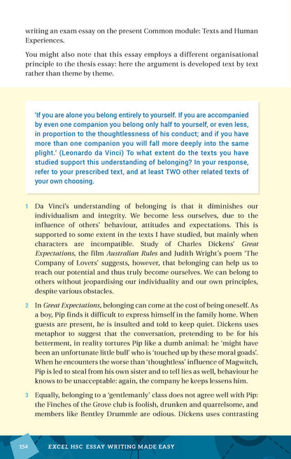 Excel HSC Year 12 Essay Writing Made Easy