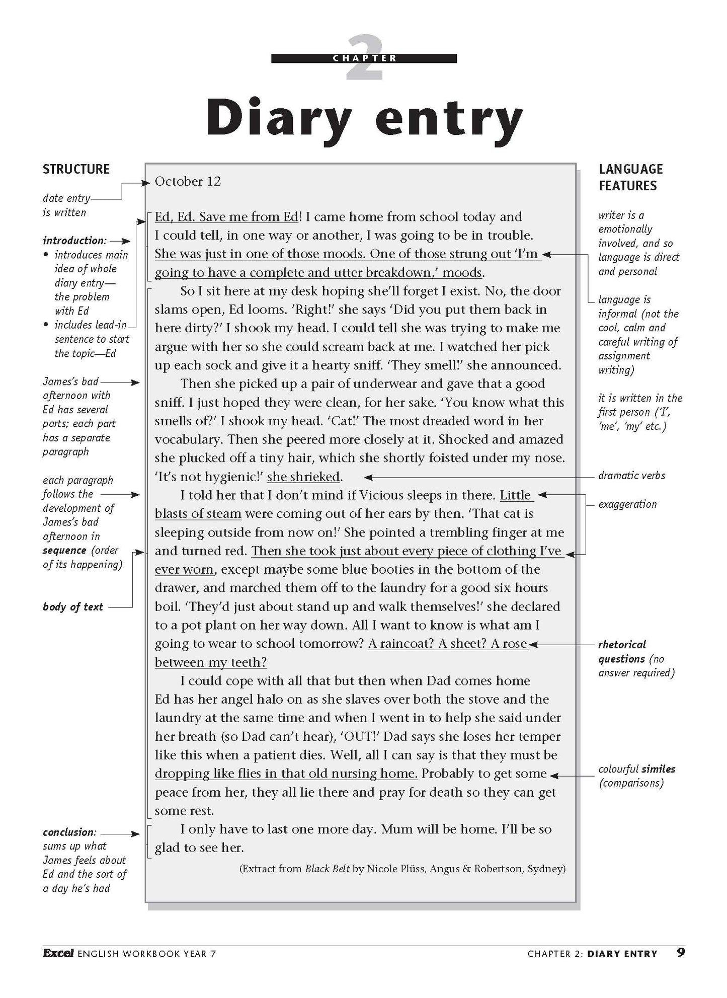 Excel Essential Skills - English Workbook Year 7