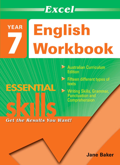 Excel Essential Skills - English Workbook Year 7