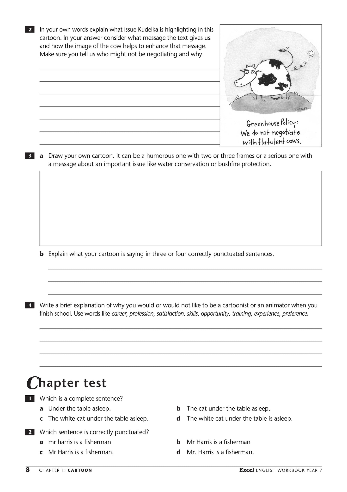 Excel Essential Skills - English Workbook Year 7