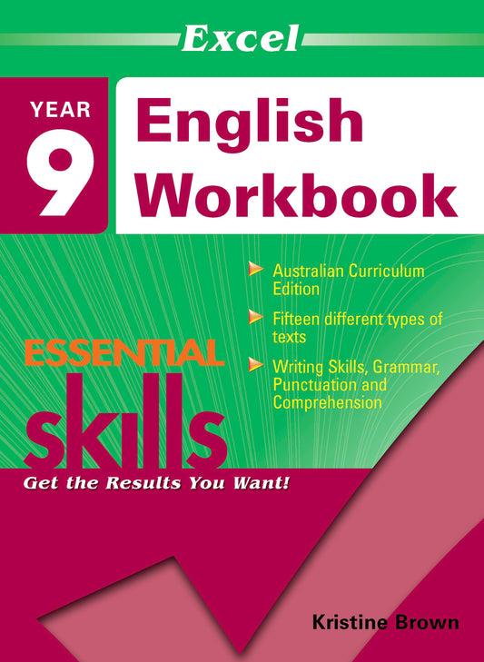 Excel Essential Skills - English Workbook Year 9