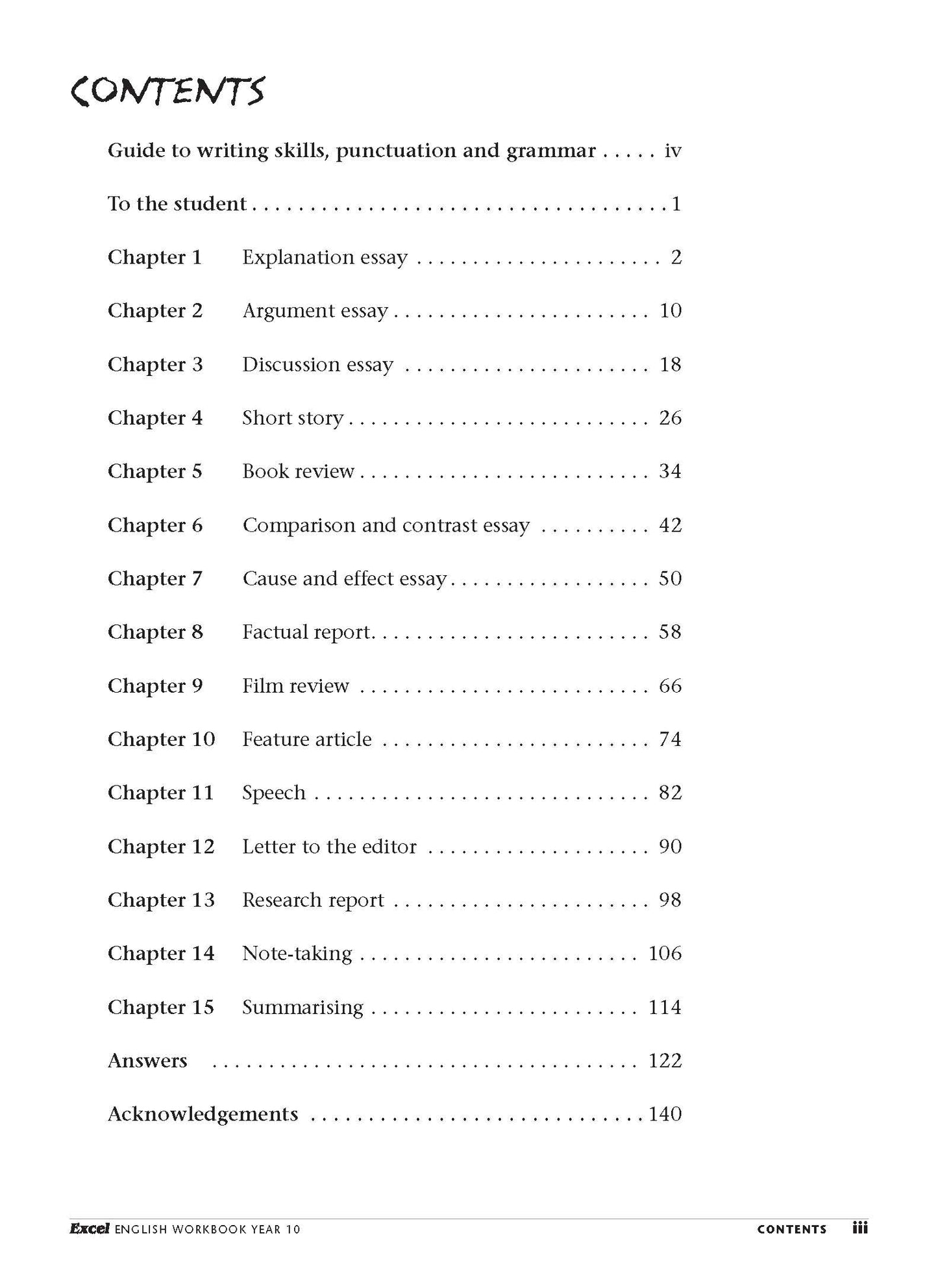 Excel Core Subjects Book Pack Year 10