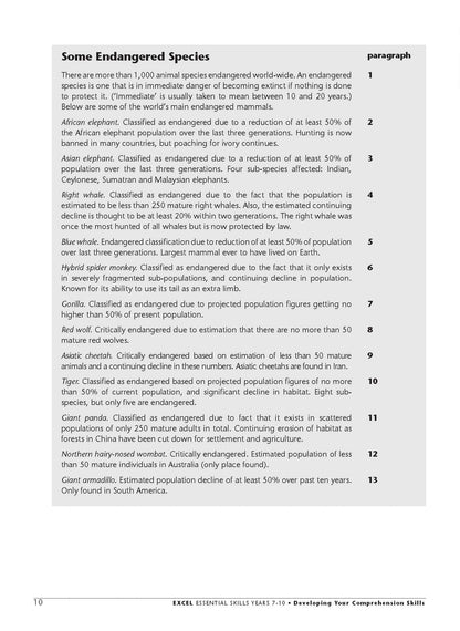 Excel Essential Skills - Developing Your Comprehension Skills Years 7-10
