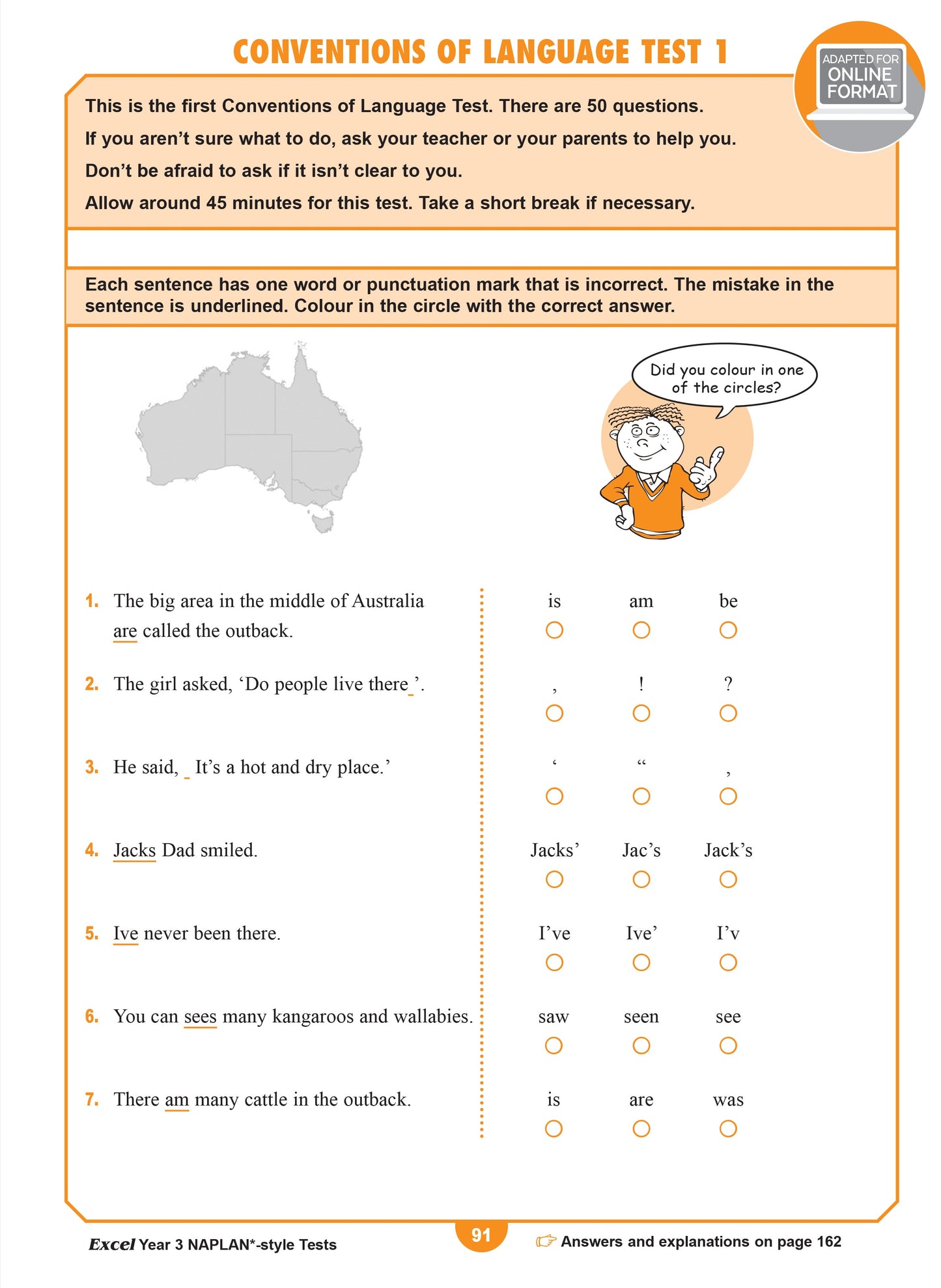Excel Year 3 NAPLAN*-style Tests