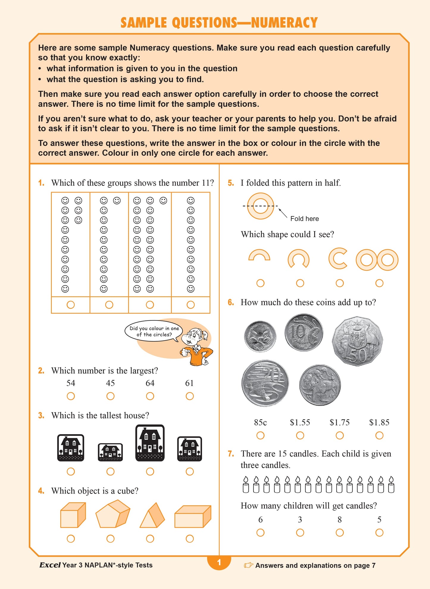 Excel Year 3 NAPLAN*-style Tests