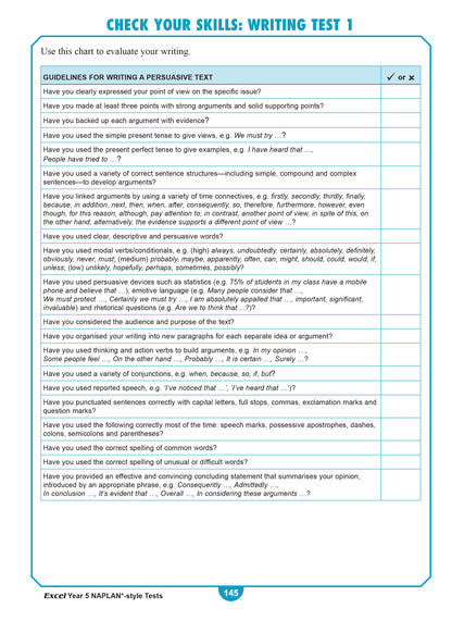 Excel Year 5 NAPLAN*-style Tests