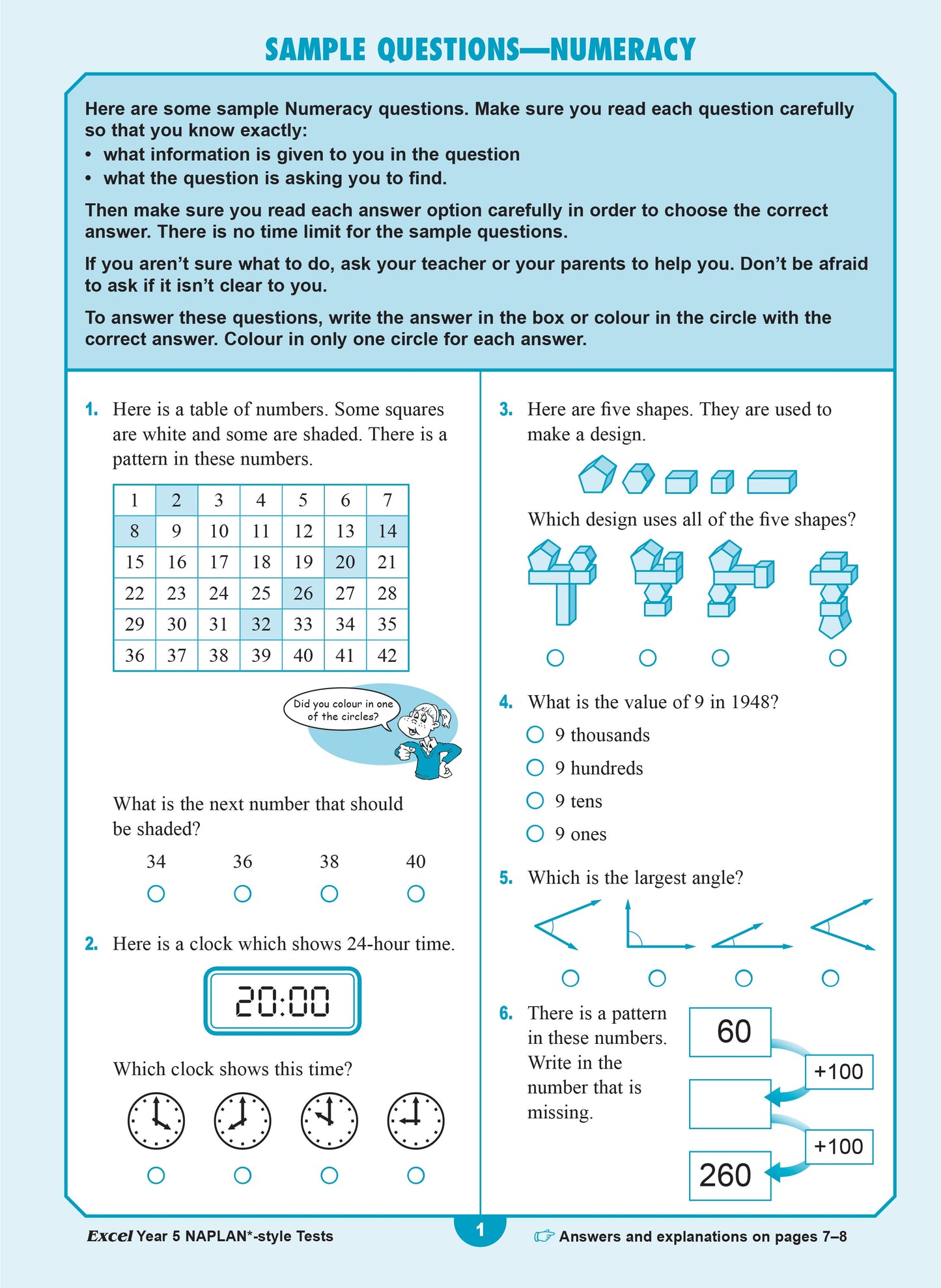 Excel Year 5 NAPLAN*-style Tests