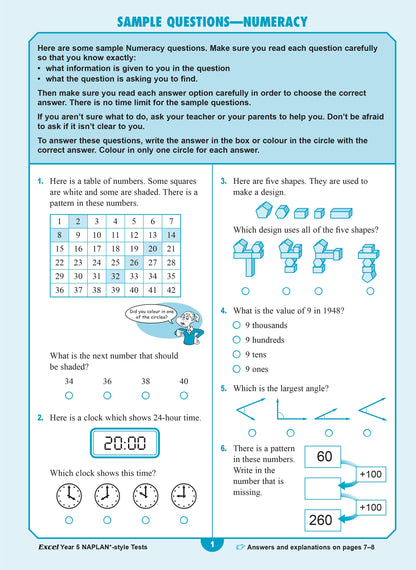 Excel Year 5 NAPLAN*-style Tests