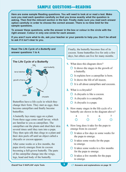 Excel Year 5 NAPLAN*-style Tests