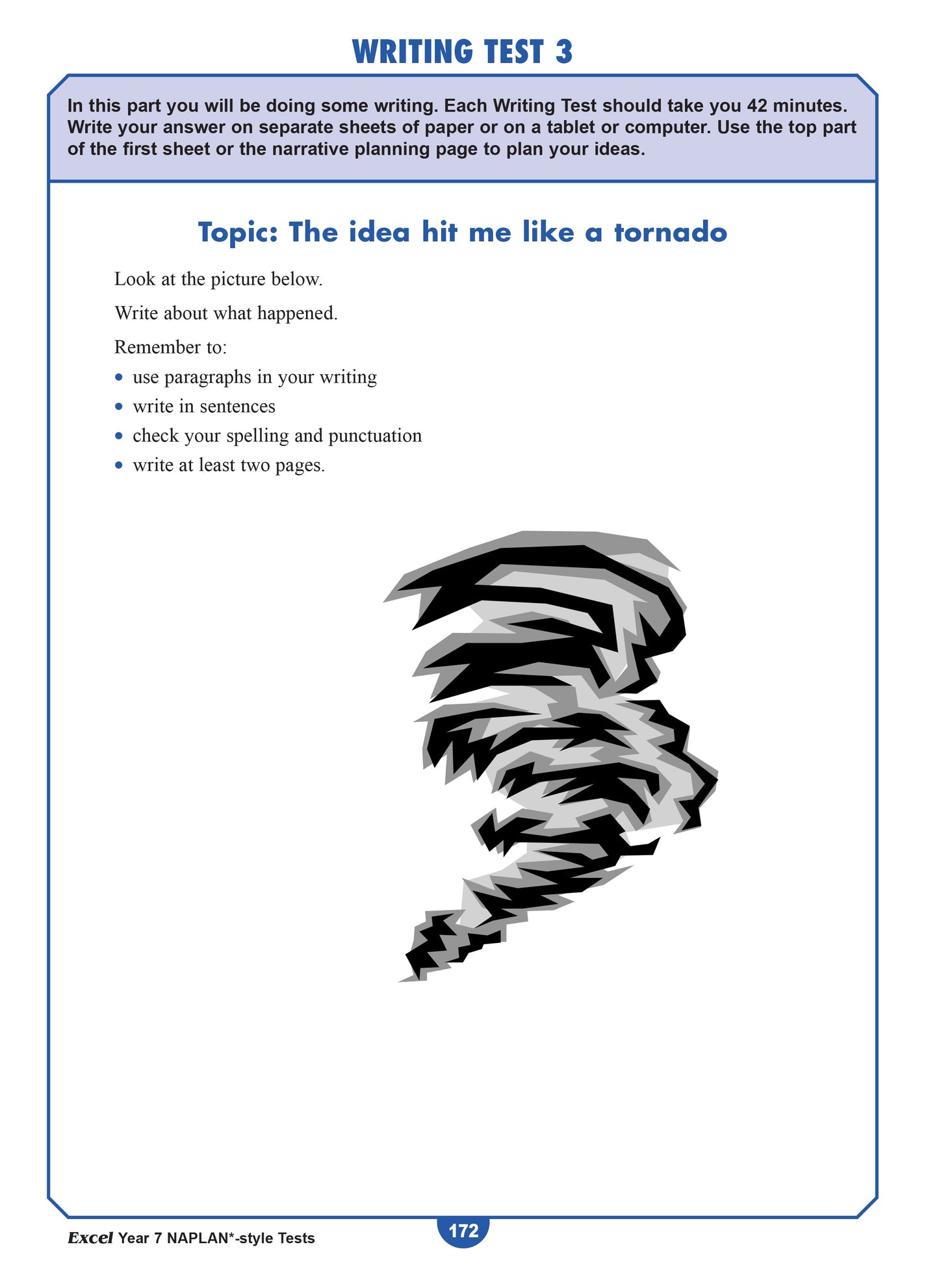 Excel Year 7 NAPLAN*-style Tests