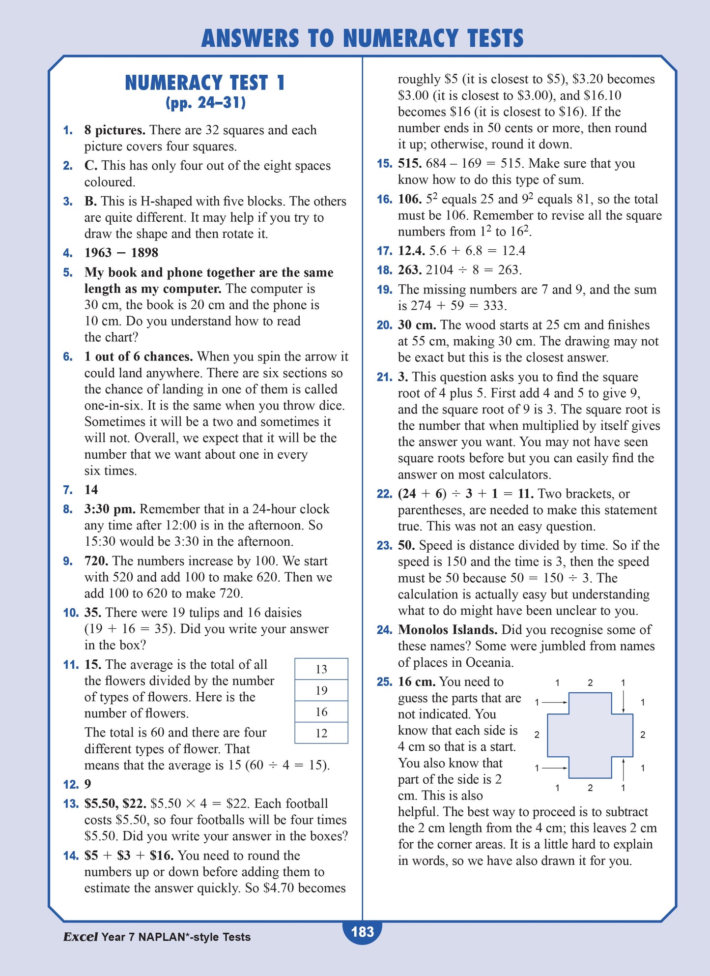 Excel Year 7 NAPLAN*-style Tests