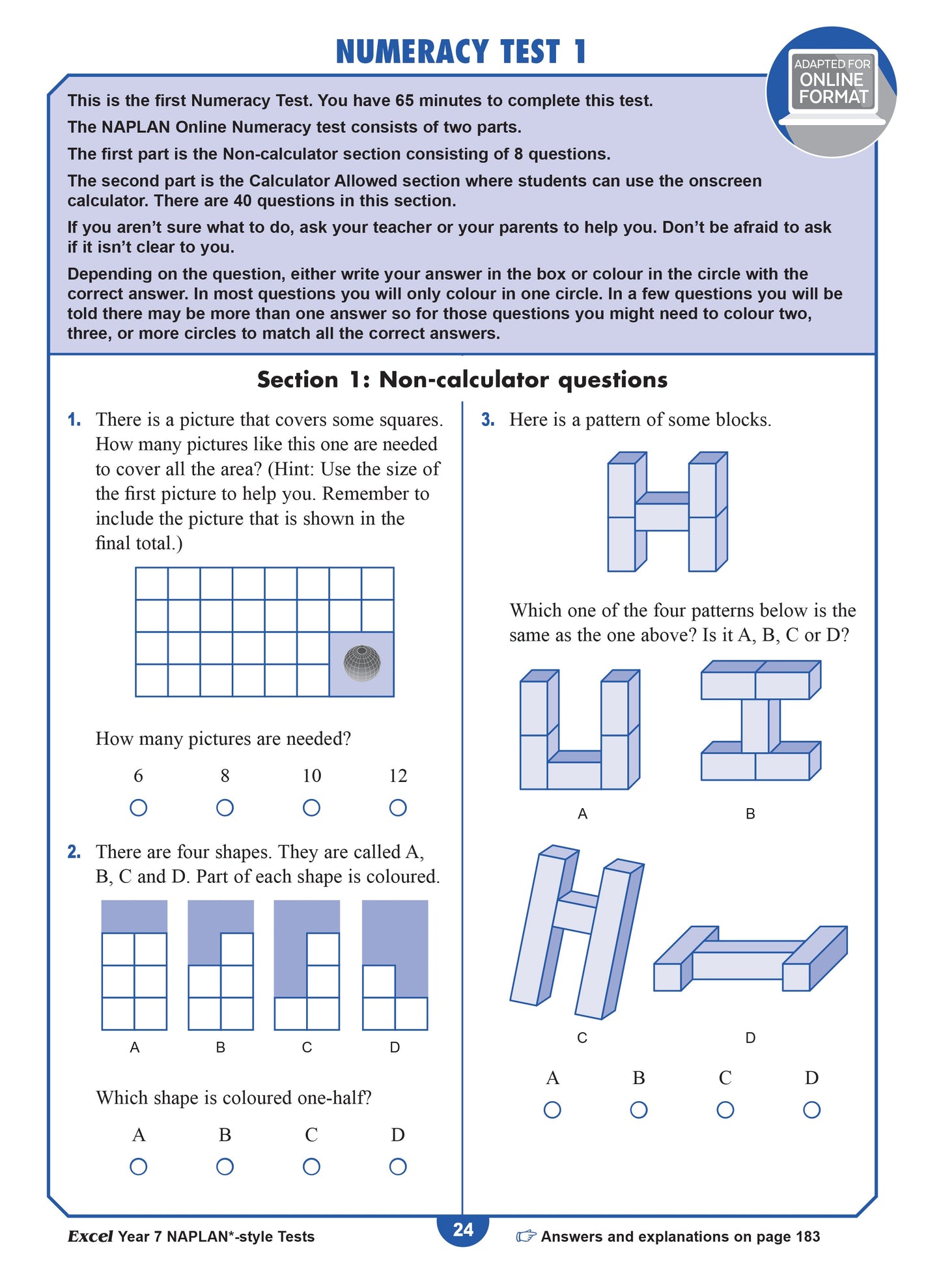 Excel Year 7 NAPLAN*-style Tests