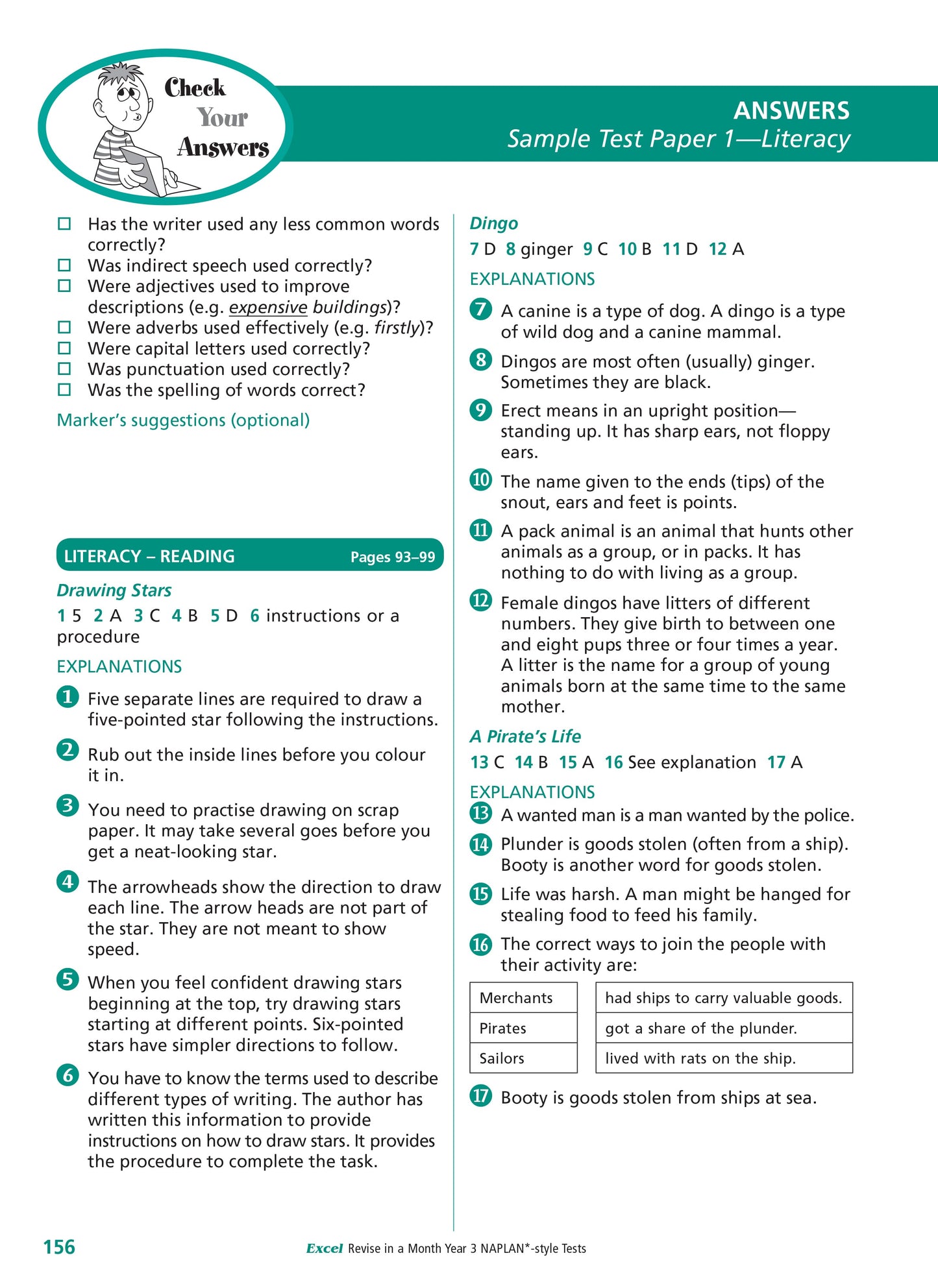 Excel Revise in a Month Year 3 NAPLAN*-style Tests